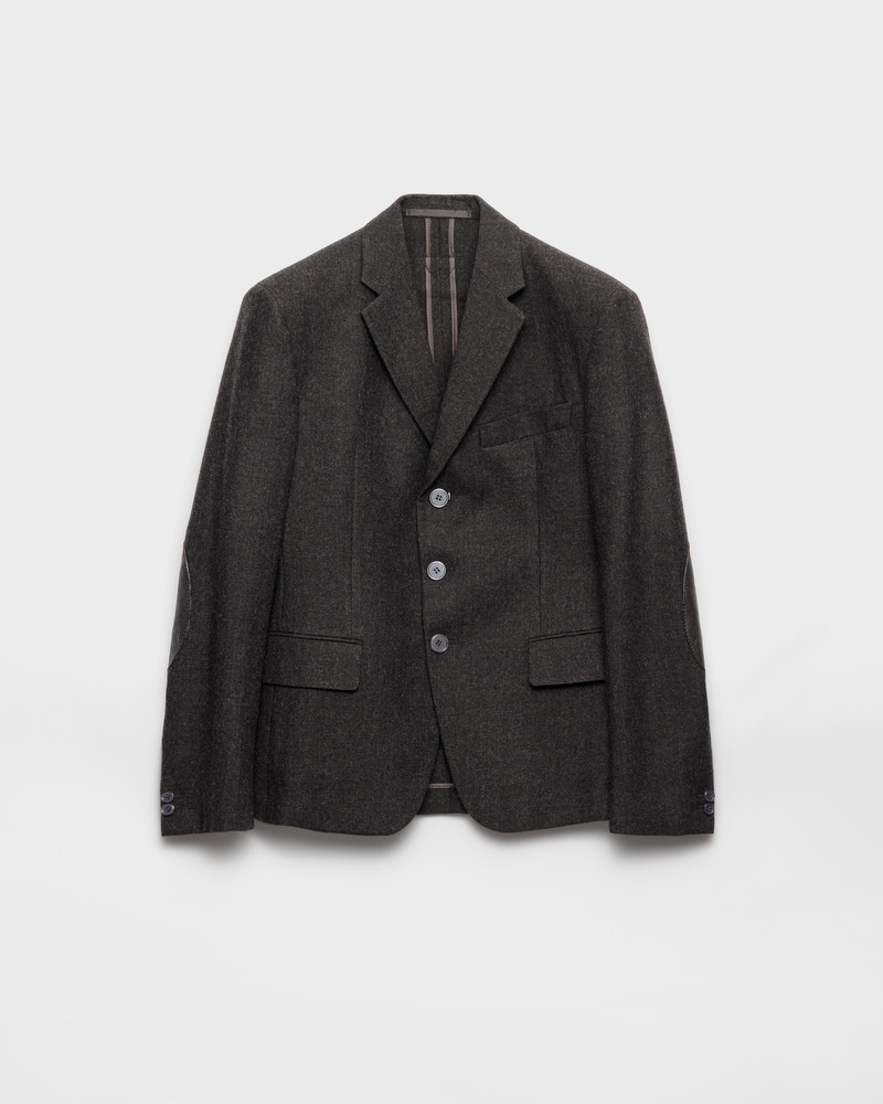 Single-breasted wool jacket 1