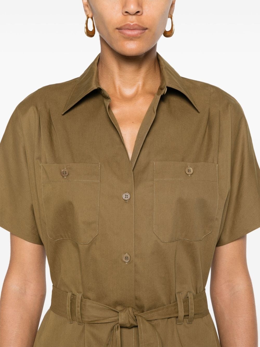shirt midi dress - 5