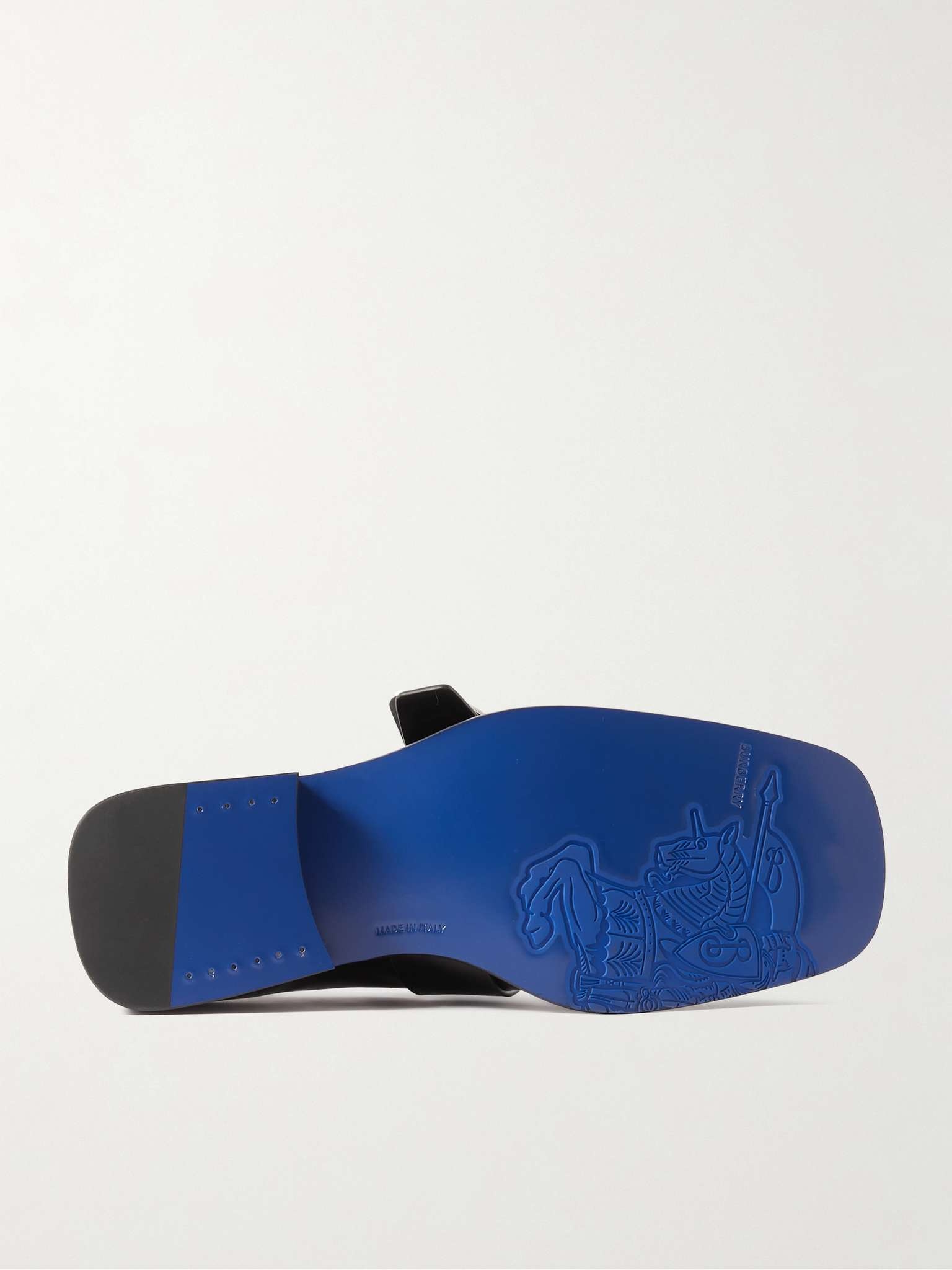 Embellished Leather Monk-Strap Loafers - 3