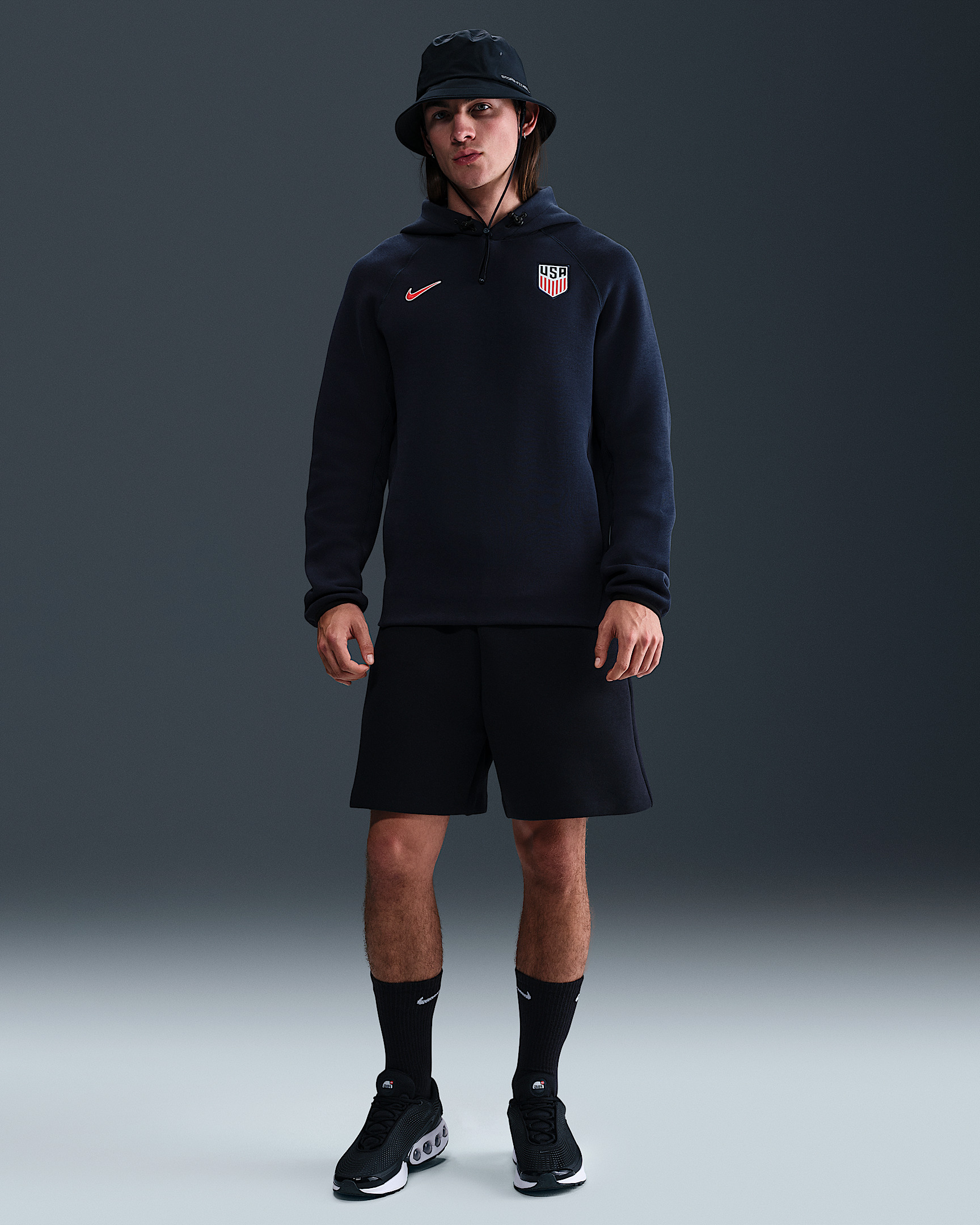 USMNT Tech Men's Nike Soccer Fleece Pullover Hoodie - 4
