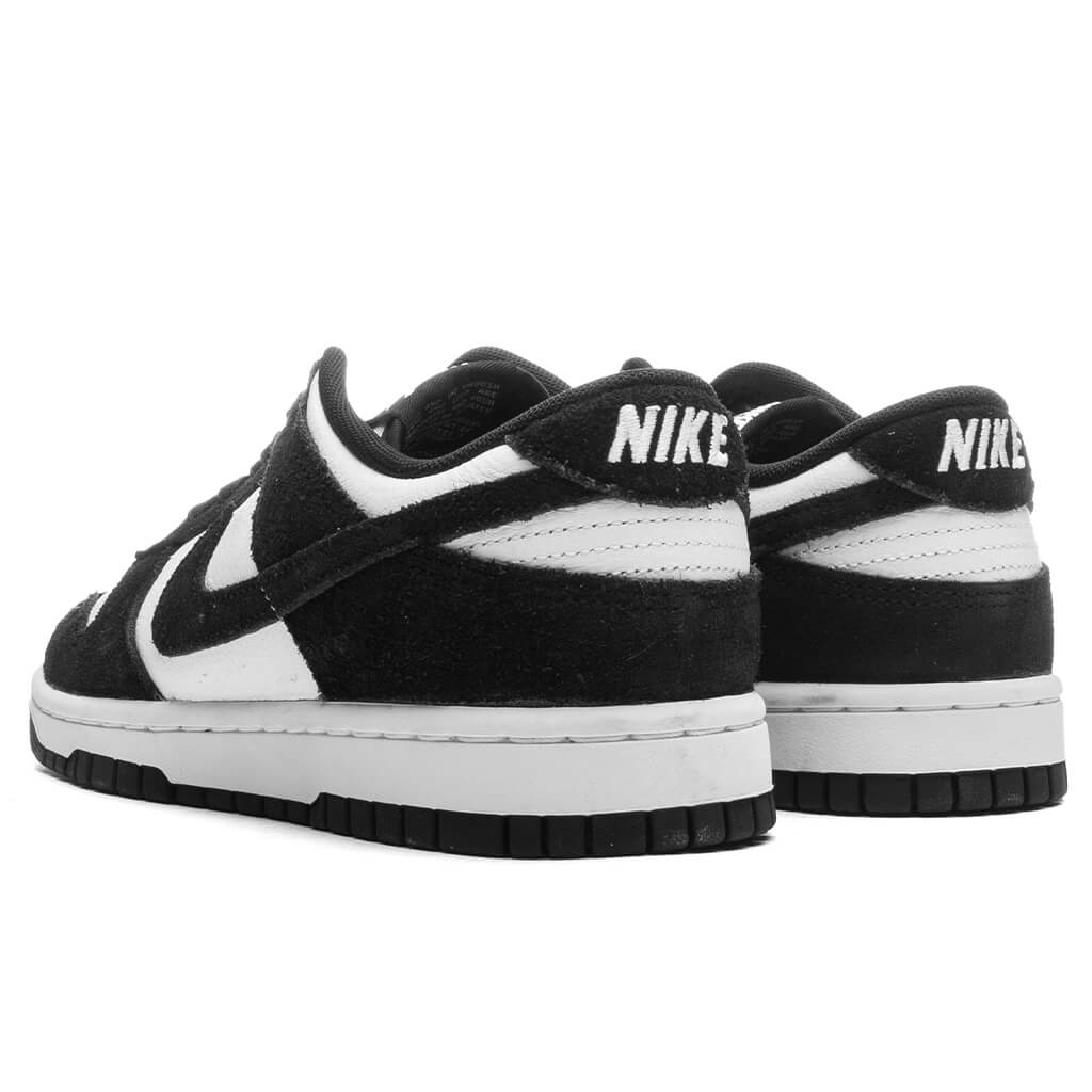 DUNK LOW RETRO SE 'SUEDE PANDA' - WHITE/BLACK/WHITE - 3