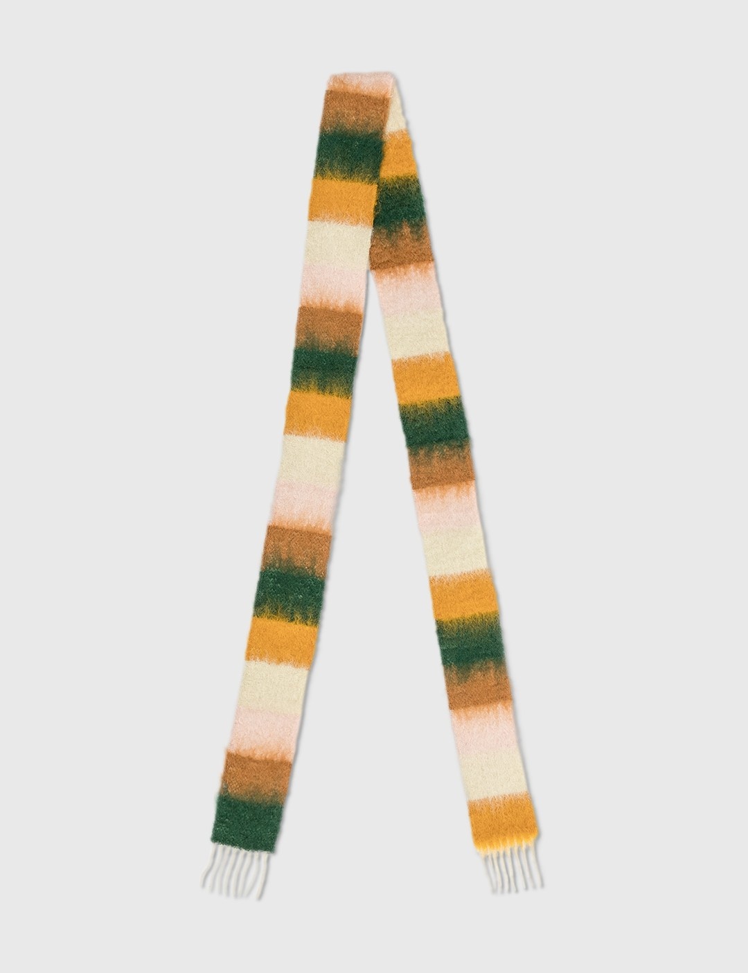 STRIPED SCARF IN MOHAIR - 3