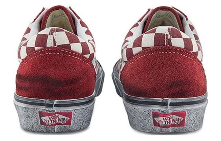 Vans Old Skool Stressed 'Check Red White' VN0007NTY52 - 4