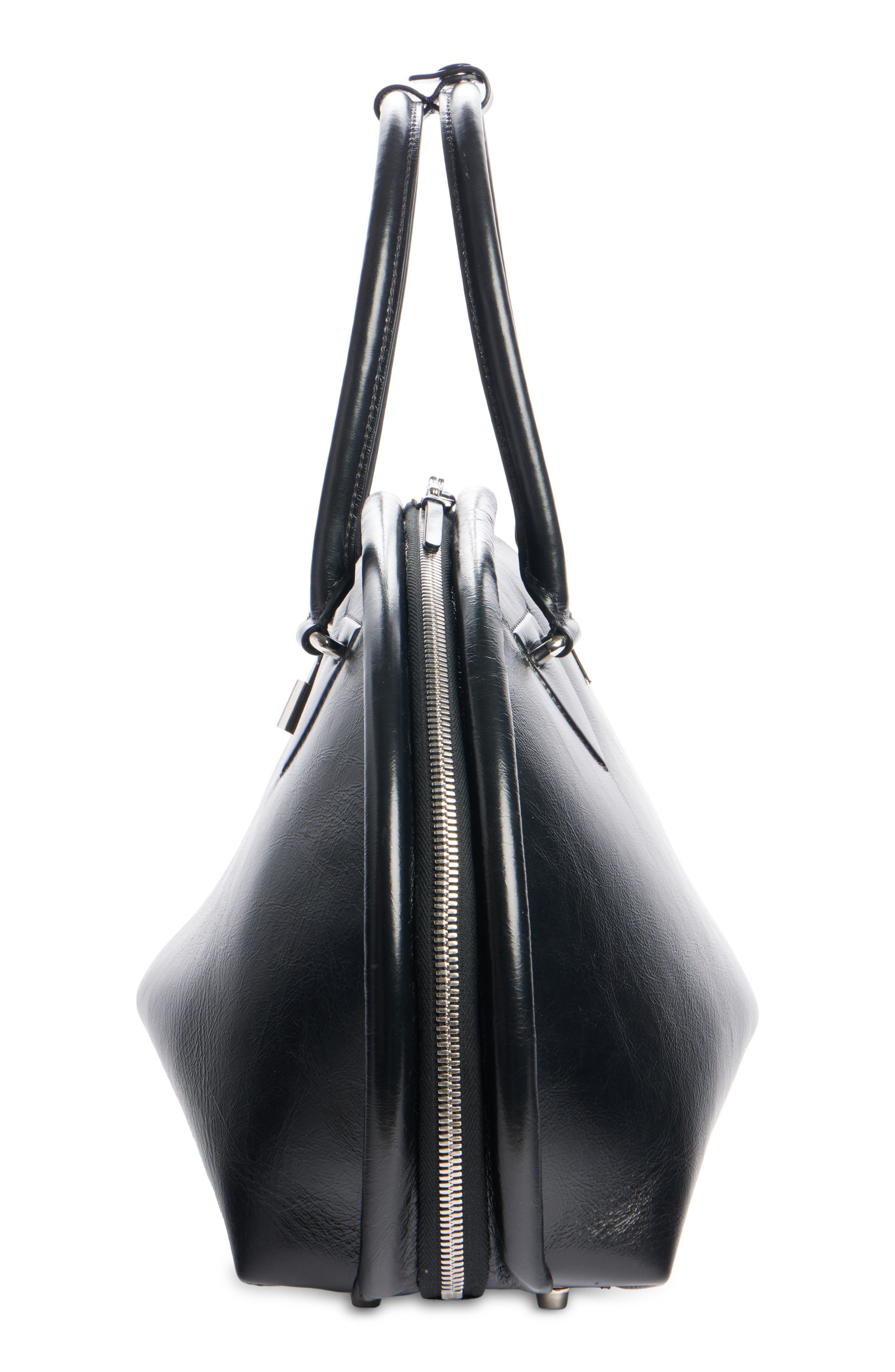 Acne Studios Bowlina Leather Top Handle Bag in Black at Nordstrom - 4