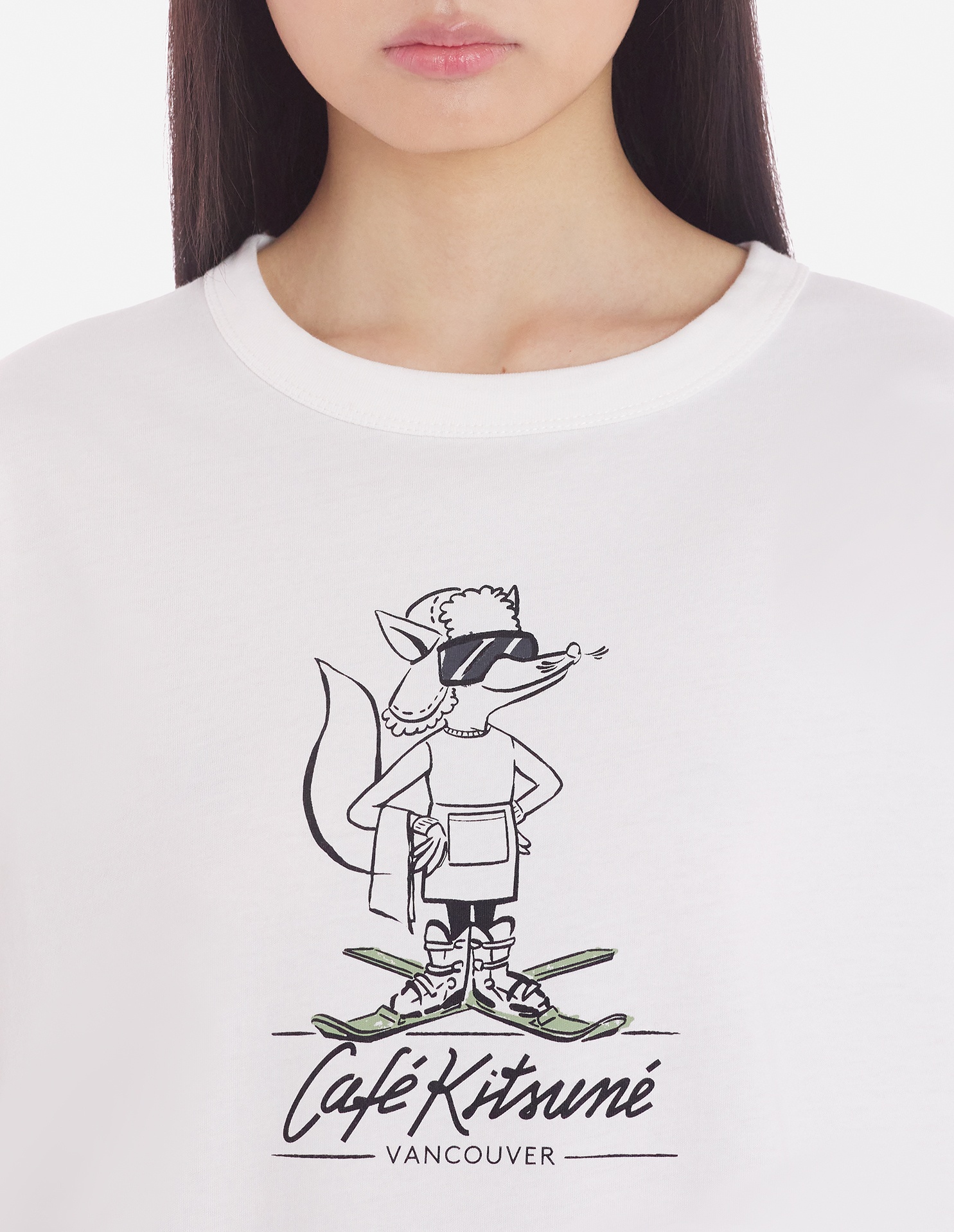 CAFE KITSUNE VANCOUVER RELAXED TEE-SHIRT - 7
