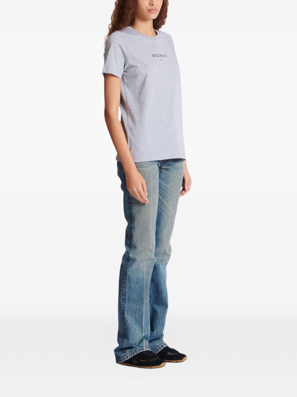 logo-print cotton t-shirt - 3