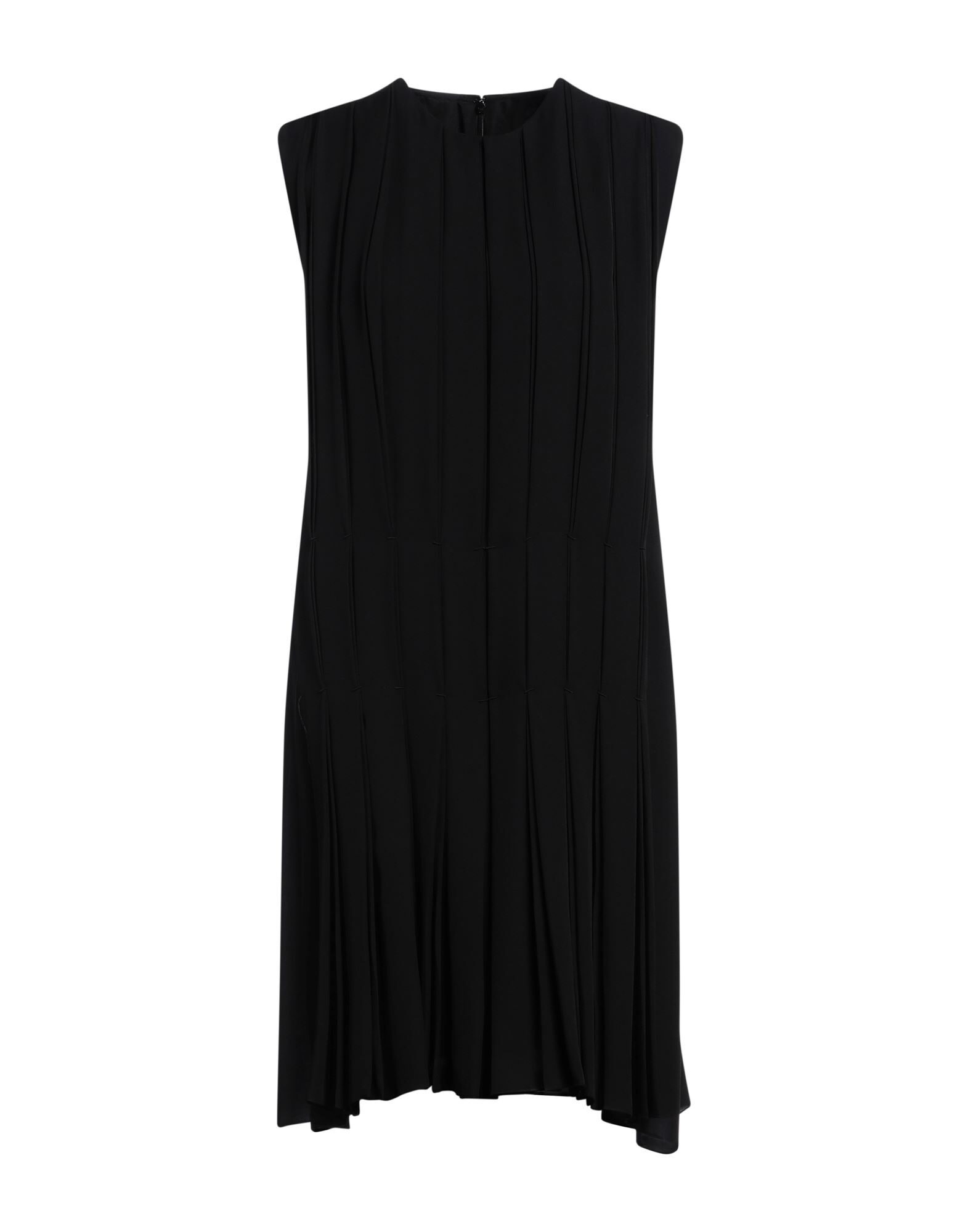 Black Women's Pleated Dress - 1