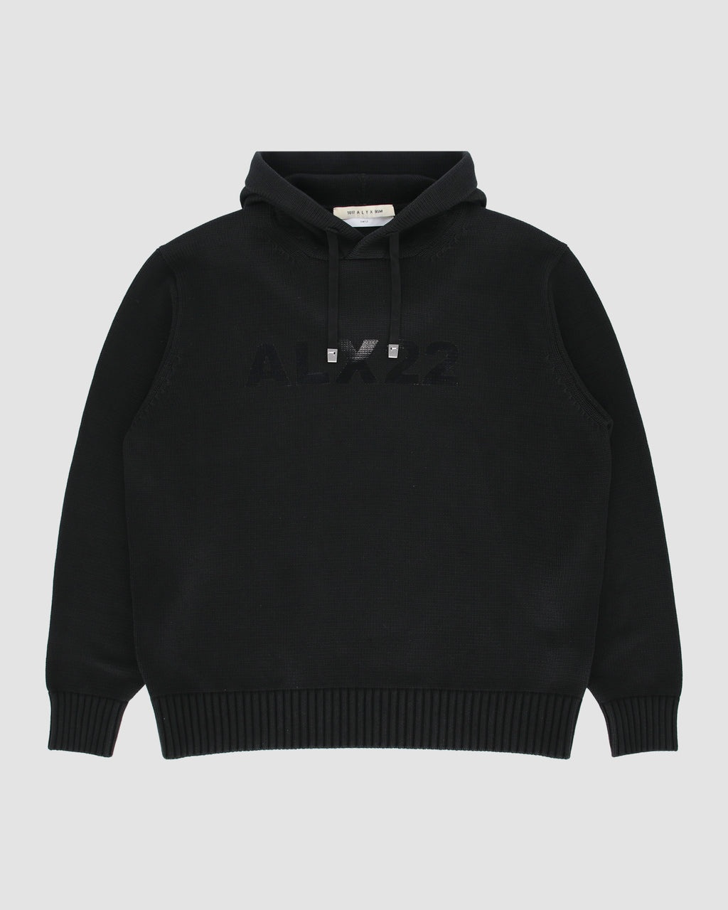 LOGO KNIT HOODED SWEATER - 8
