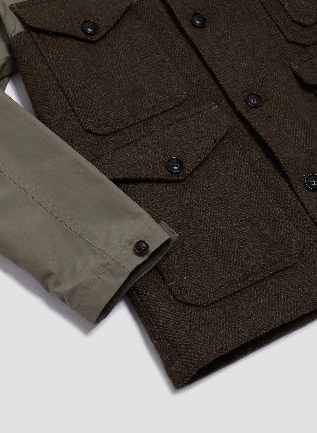 Classic Cameraman Harris Tweed Ventile in Army - 4