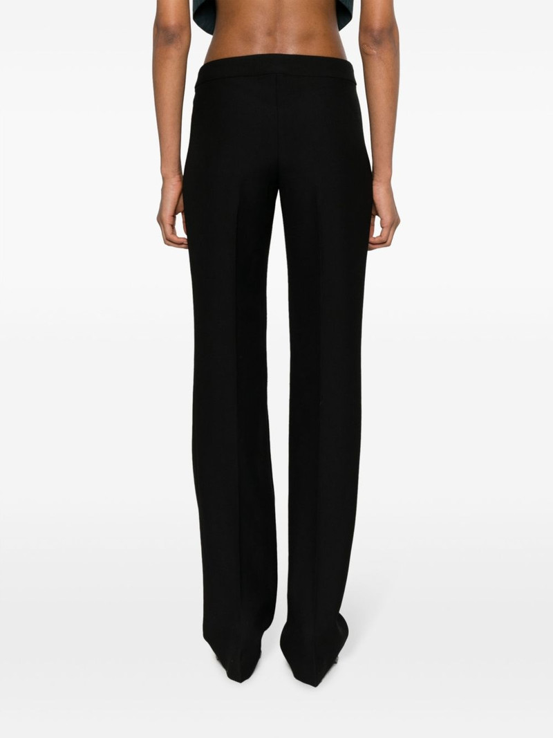 low-rise wool slim trousers 4