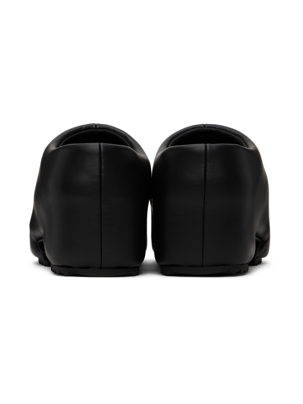 Black Pointed Clogs - 2