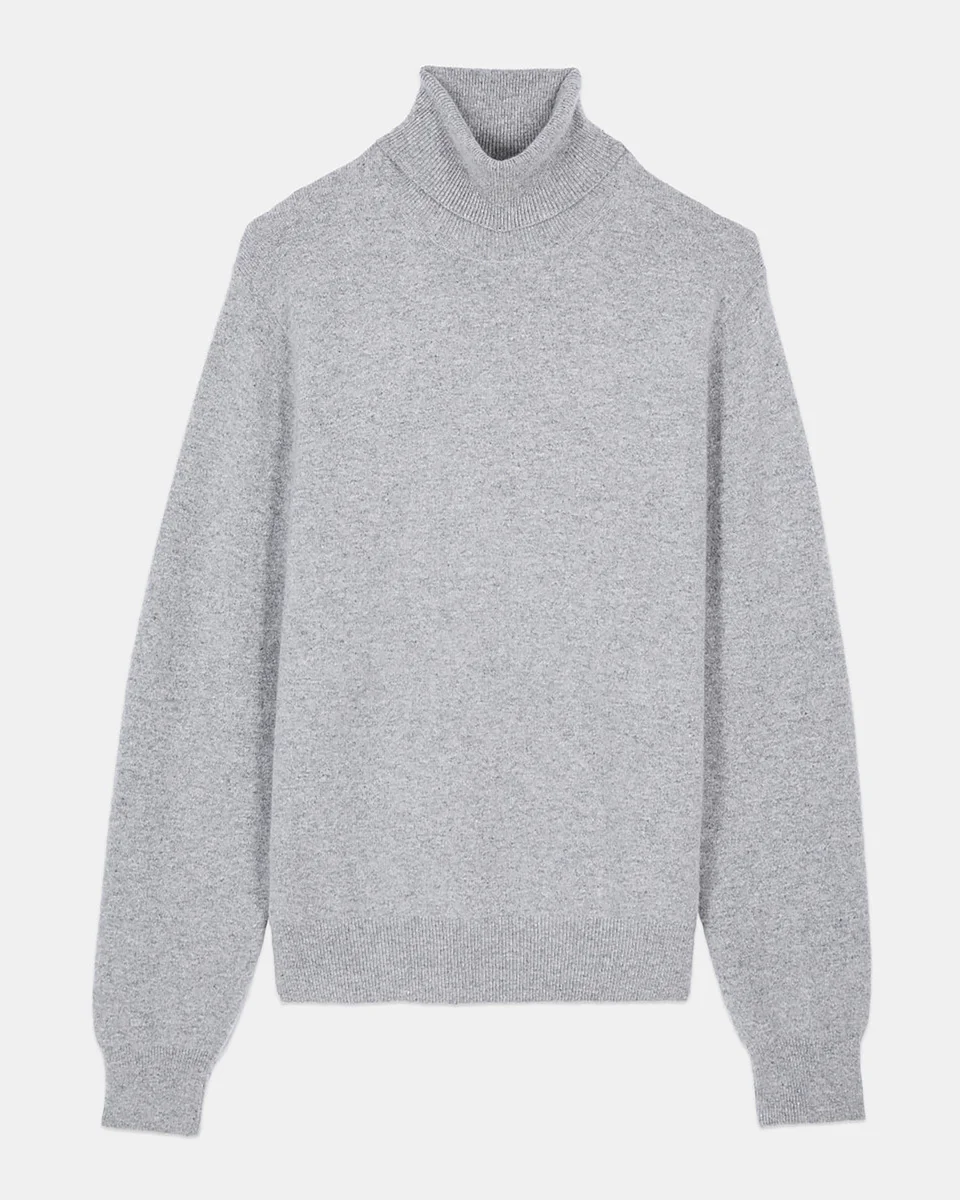 GREY CASHMERE SWEATER - 1