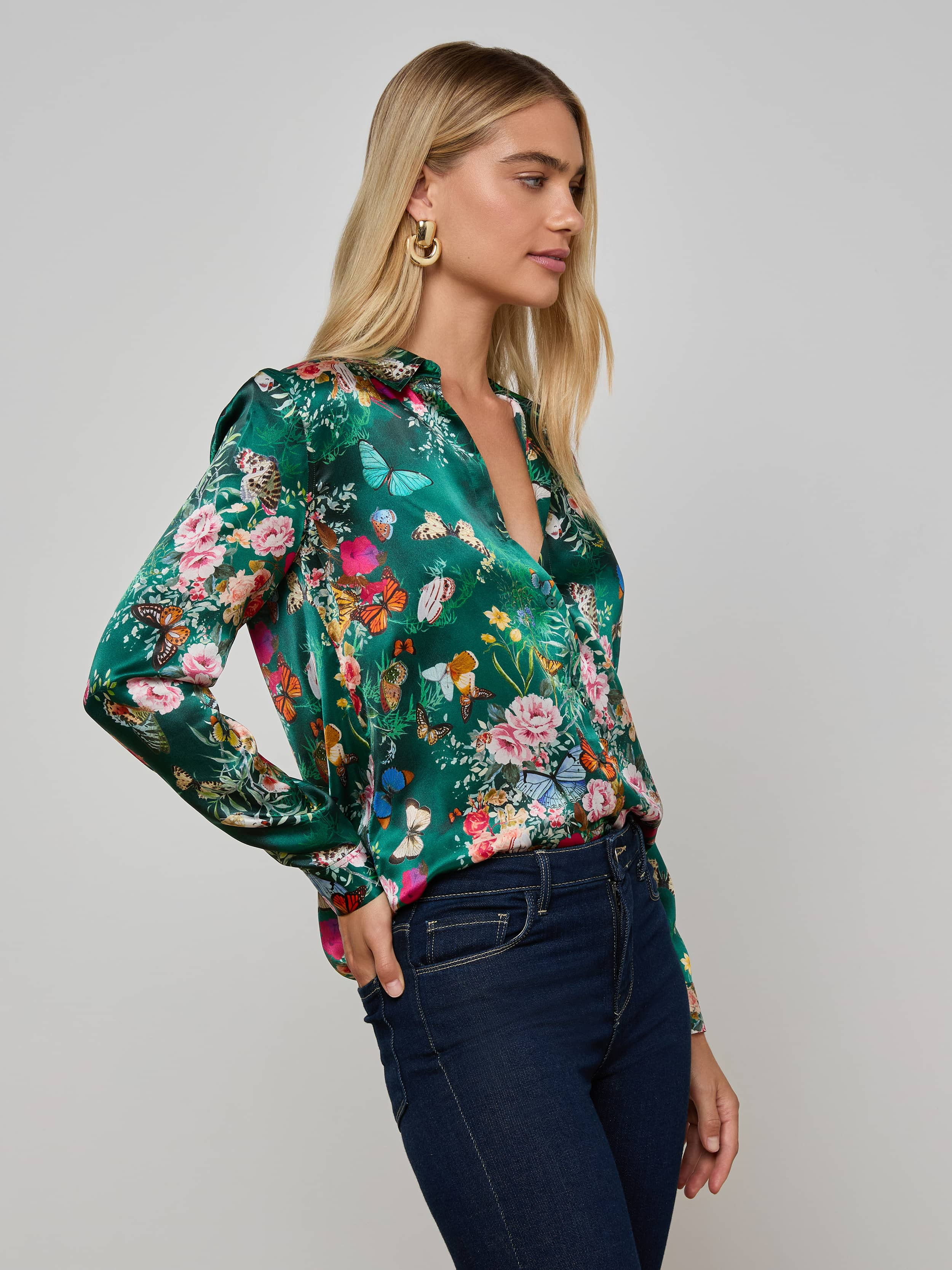 Tyler Silk Blouse - 3