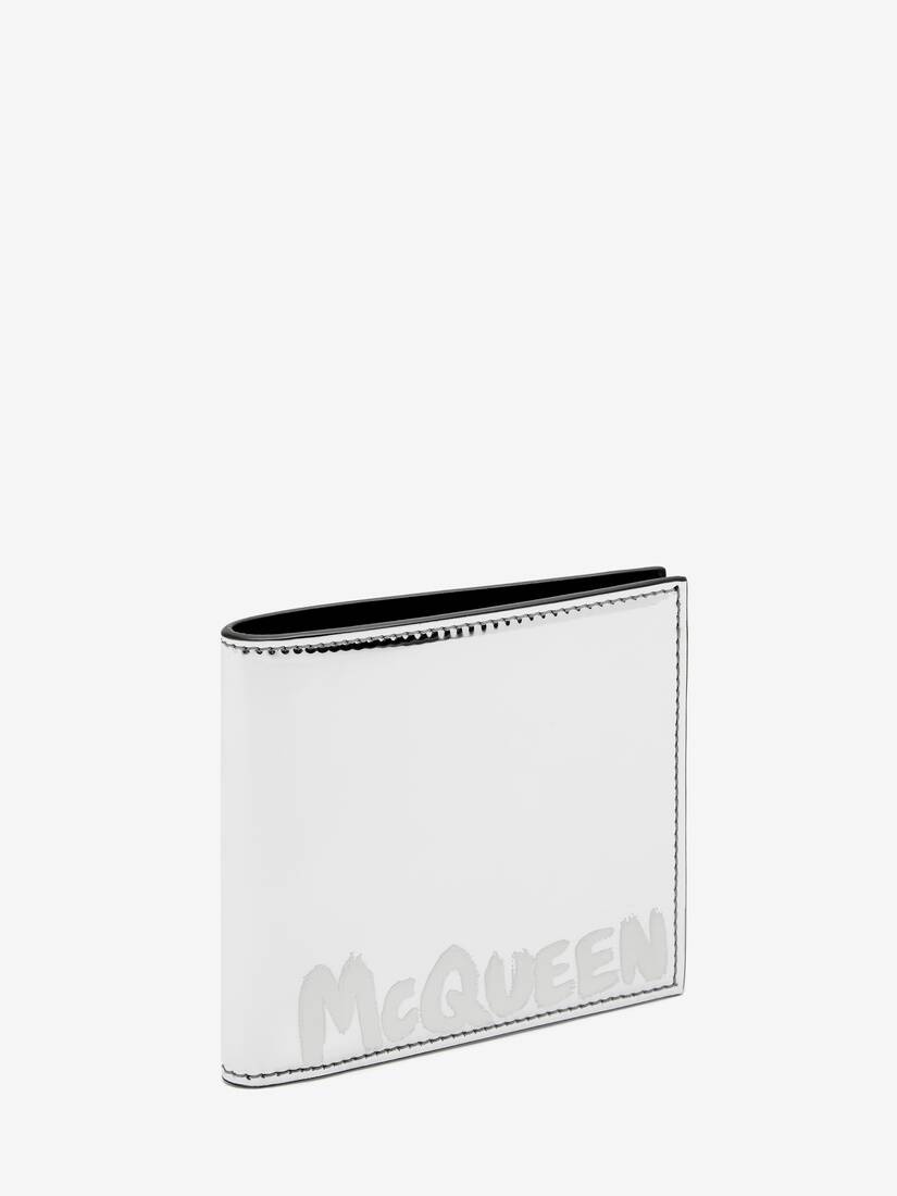 Alexander McQueen Men's McQueen Graffiti Billfold Wallet in