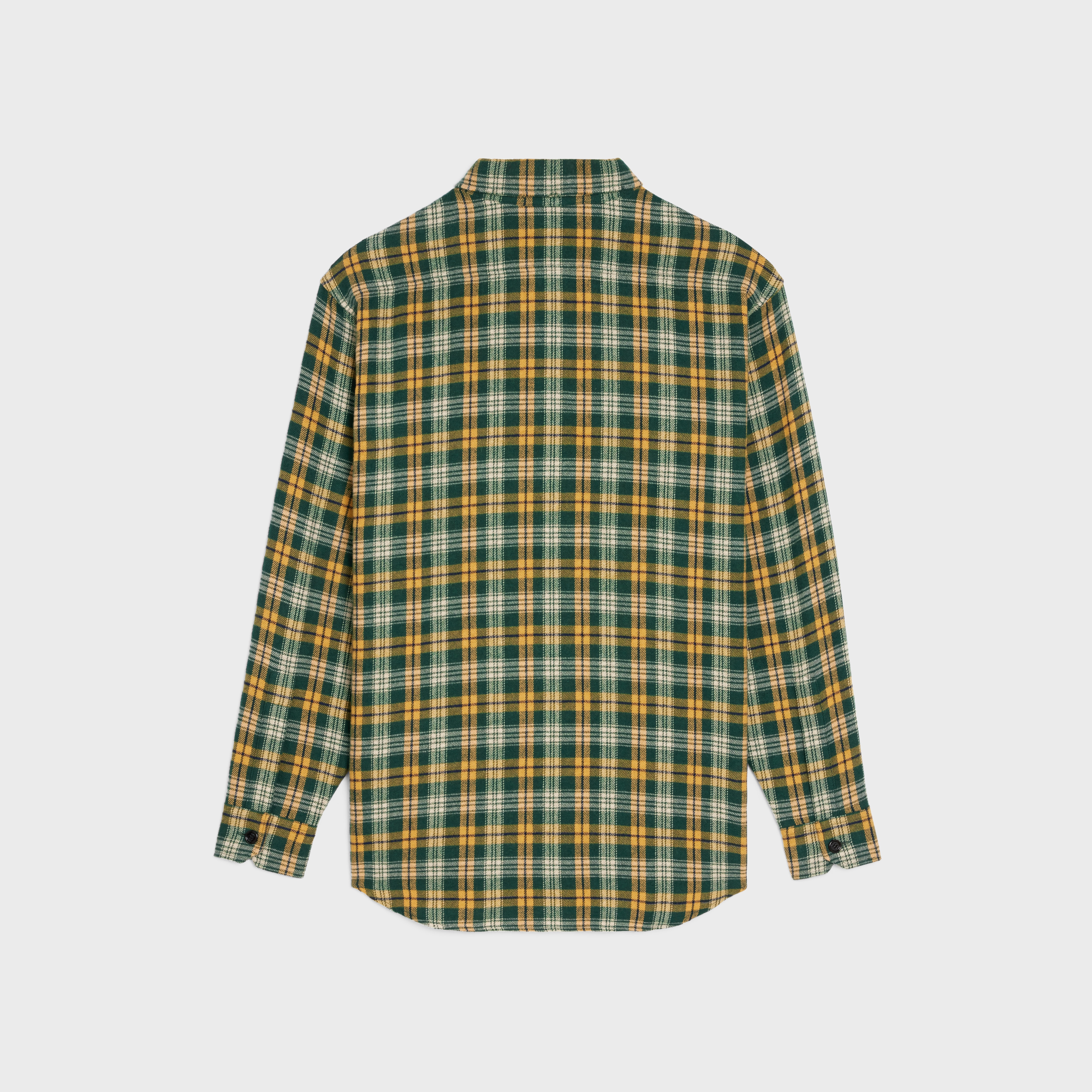 LOOSE SHIRT IN CHECKED WOOL - 2
