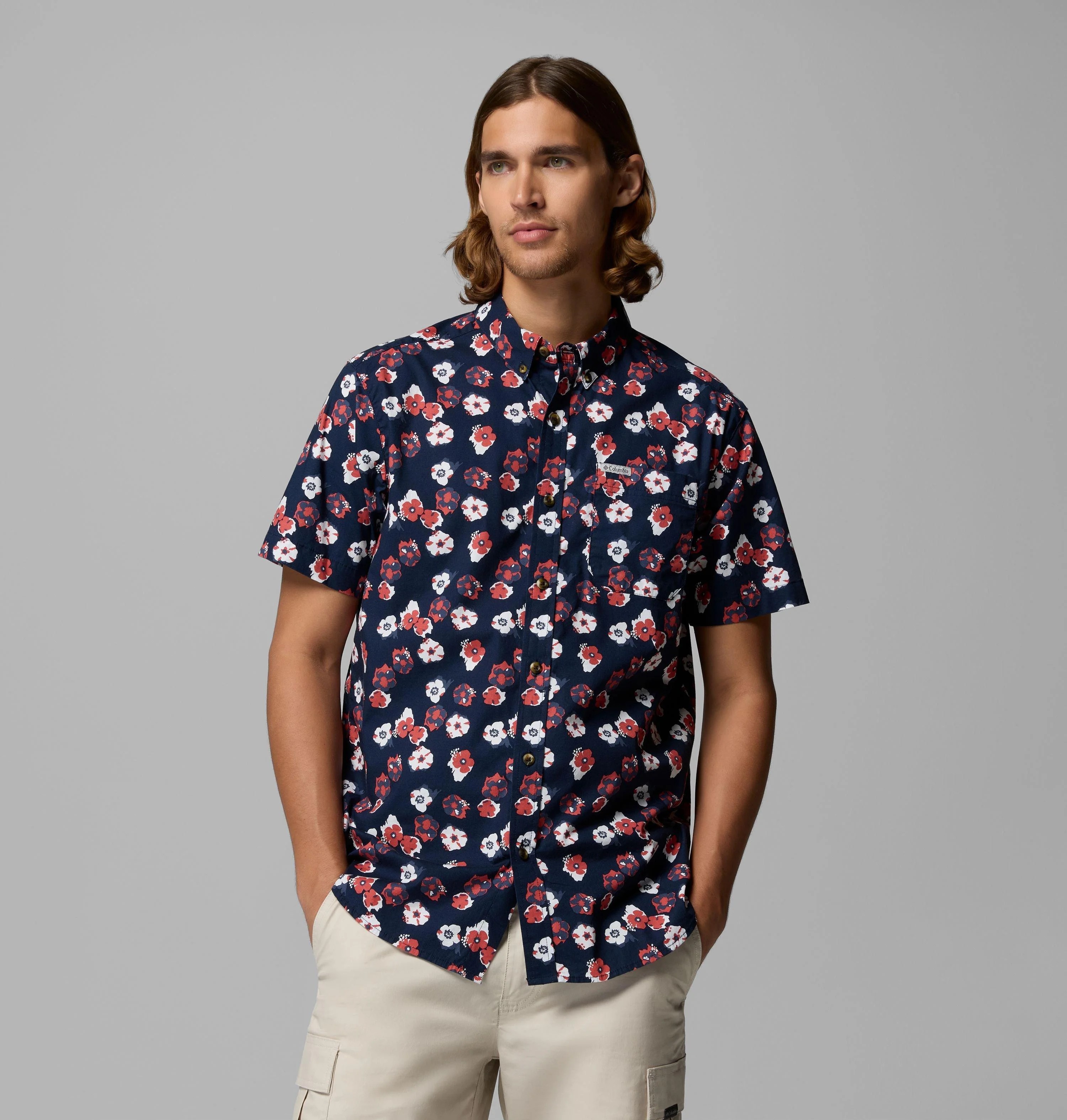 Men's Rapid Rivers Printed Short Sleeve Shirt - 1