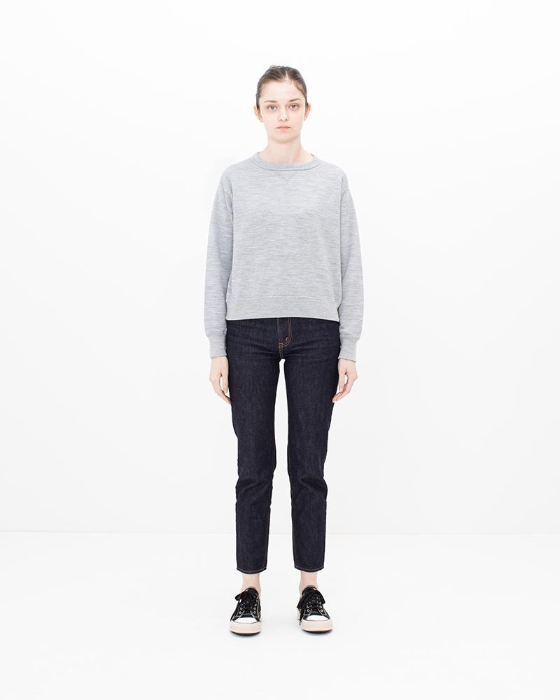 CARREE SWEAT L/S (SUPERFINE) W GREY - 2