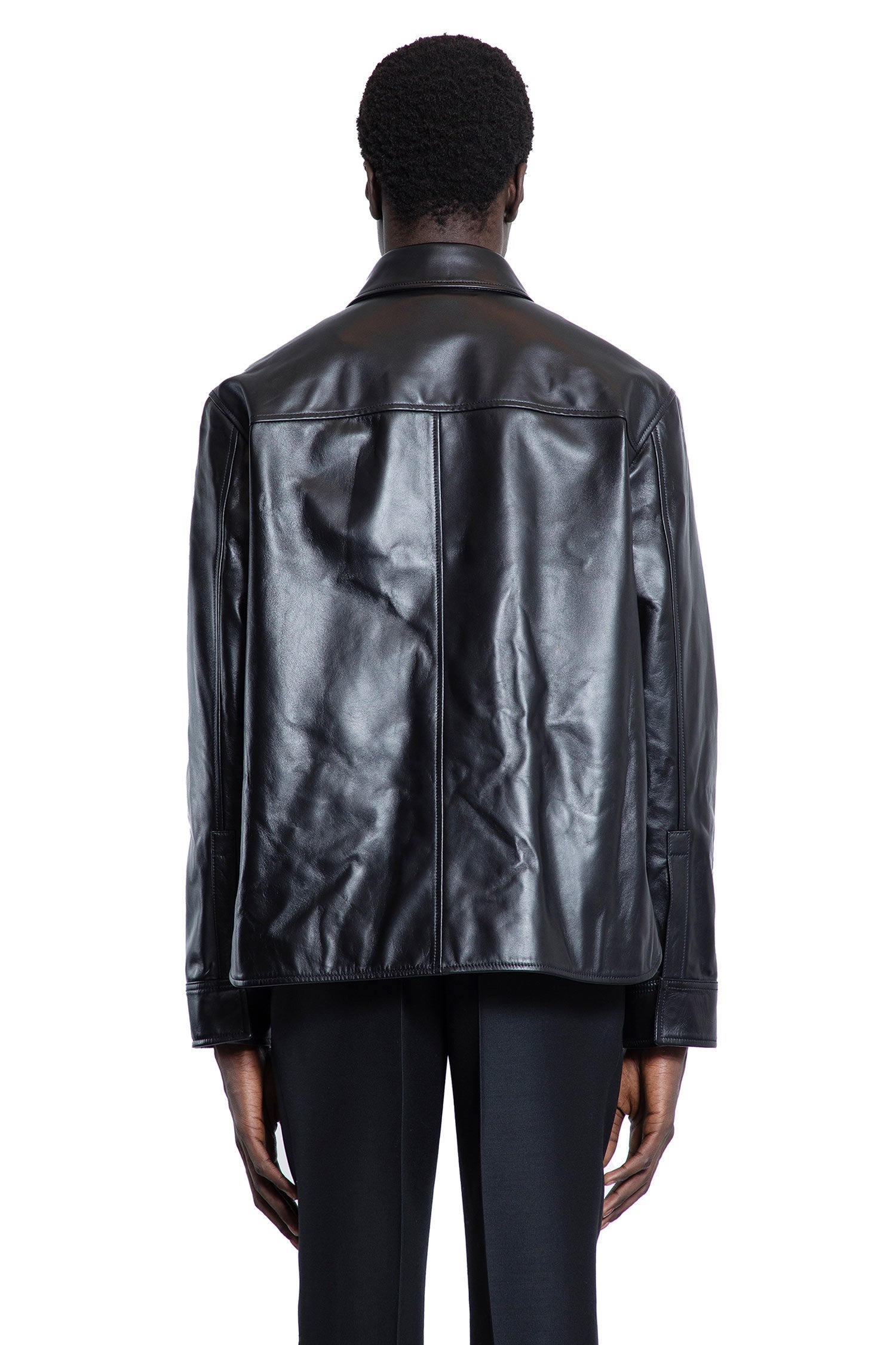 Overshirt-In-Nappa-Lambskin - 3