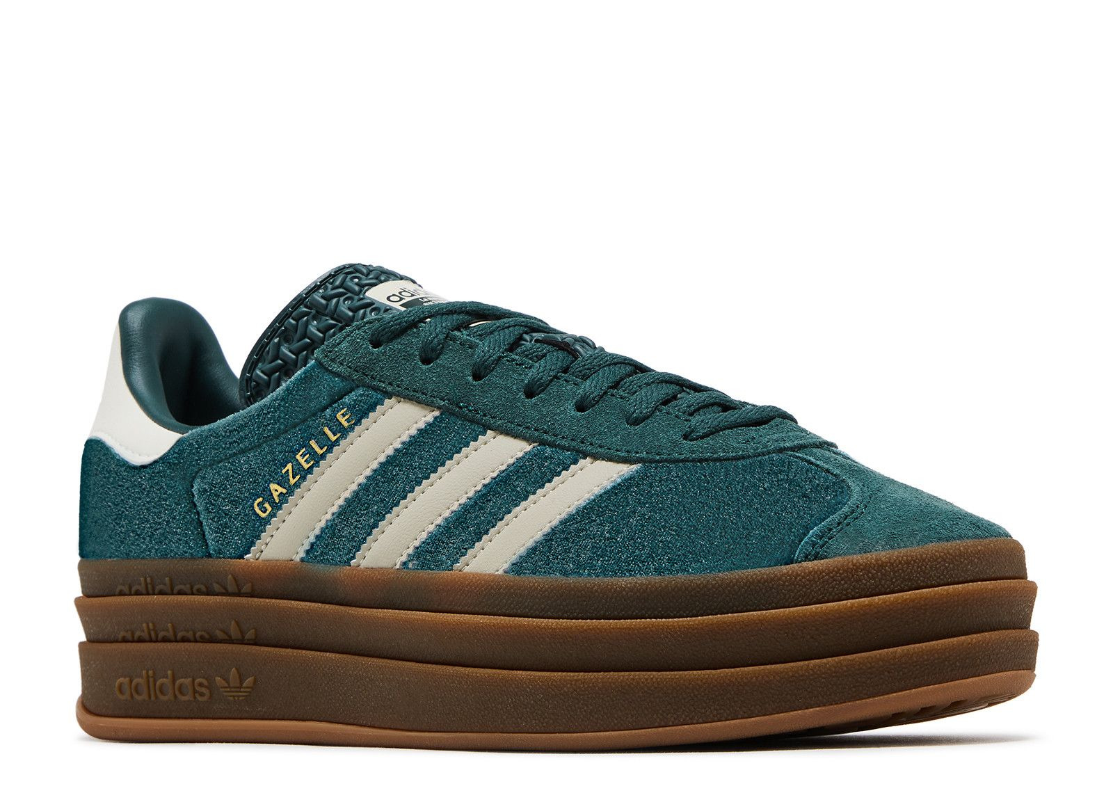 WMNS GAZELLE BOLD 'MINERAL GREEN VELVET' - 2