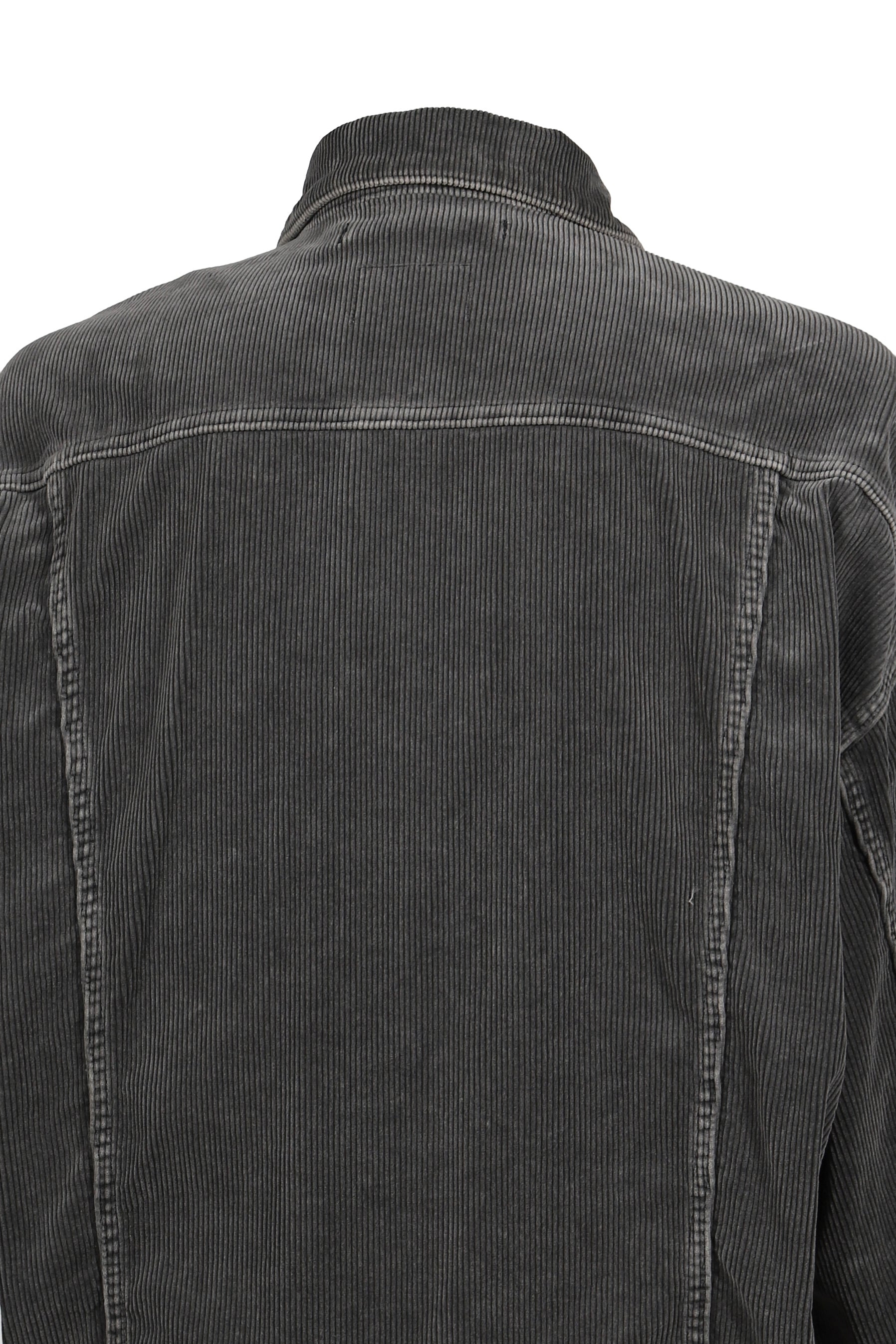 BONE APPLIQUE CORDUROY JACKET / GRY - 9