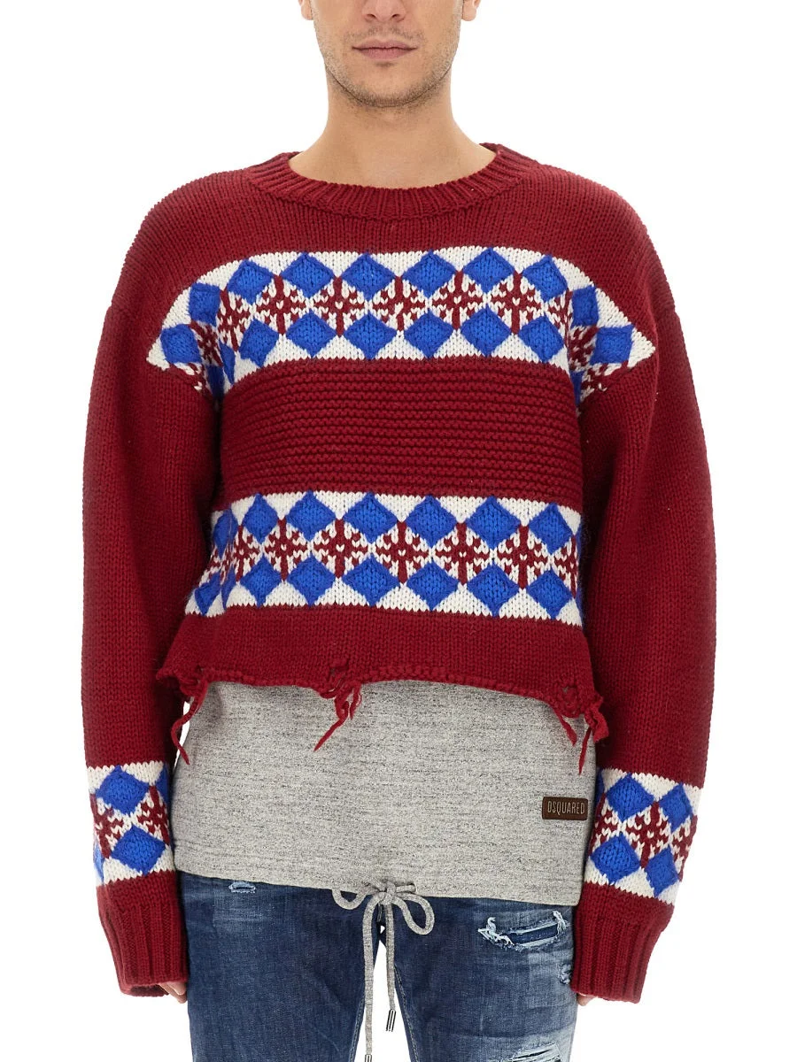 Dsquared Men Jacquard Knit - 1