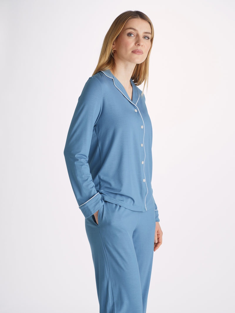 Women's Pyjamas Lara Micro Modal Stretch Denim - 5