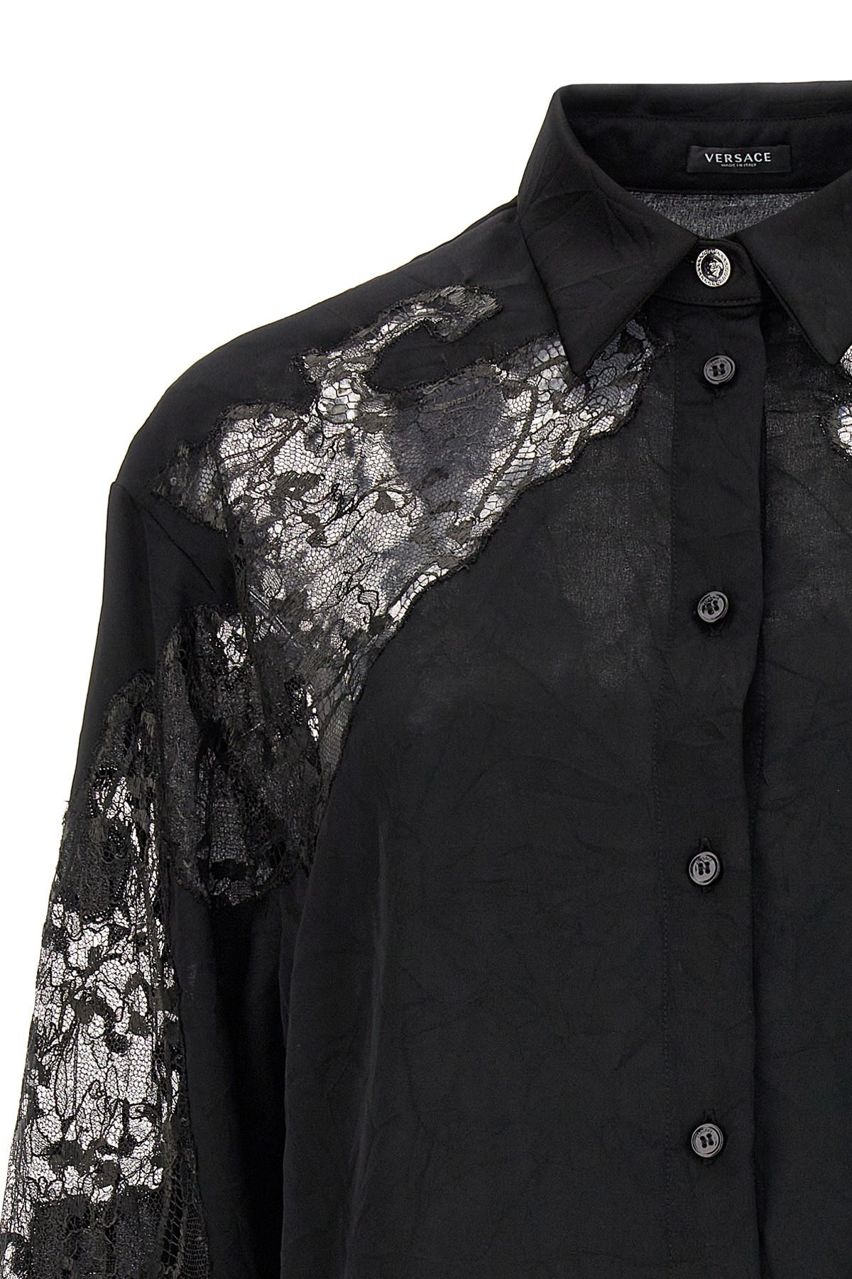 Satin lace shirt - 3