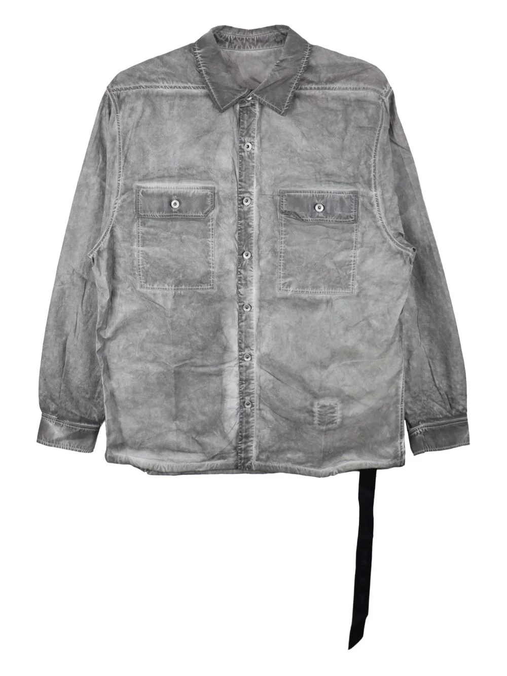 Jumbo double-pocket cotton shirt - 1