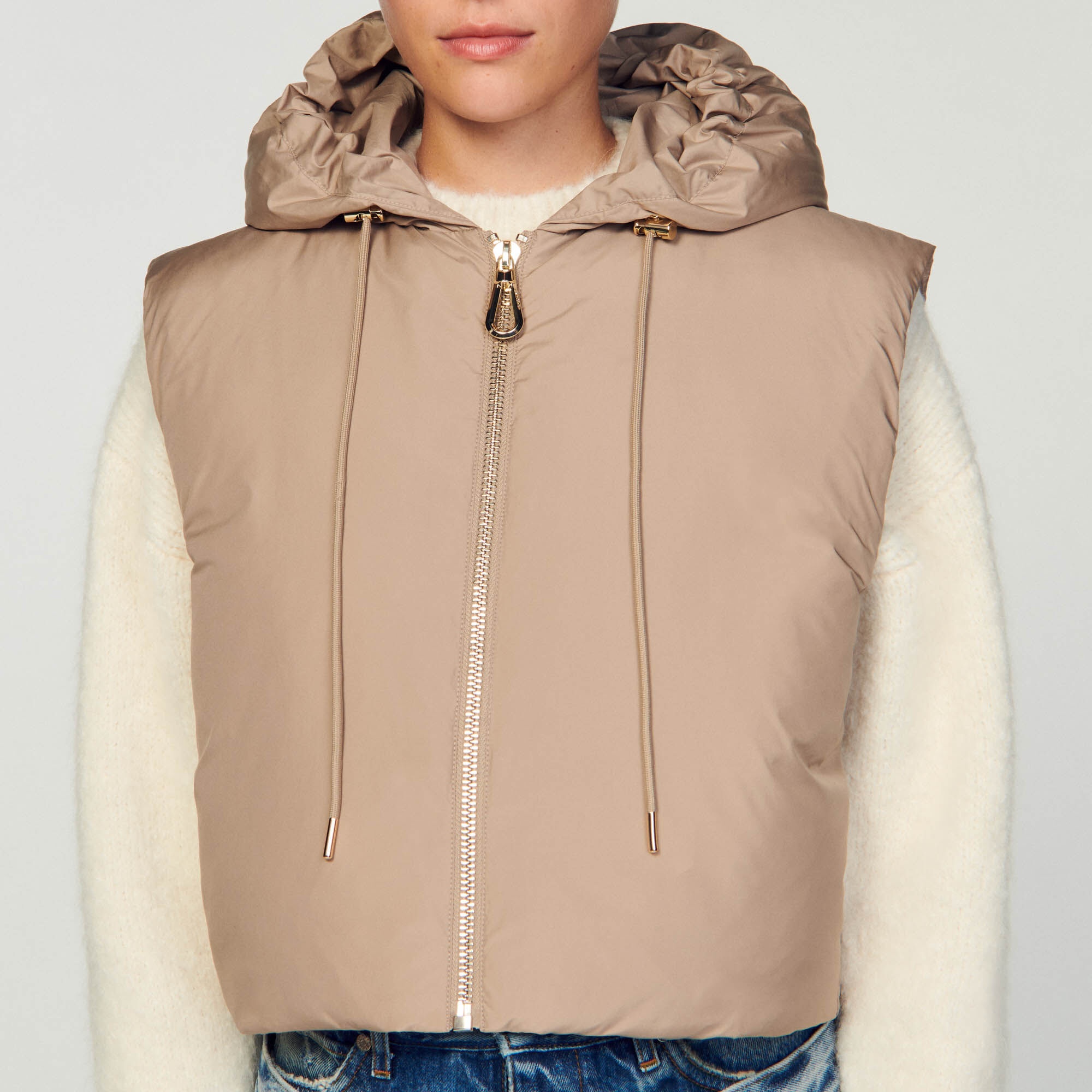 SLEEVELESS PUFFER JACKET - 4