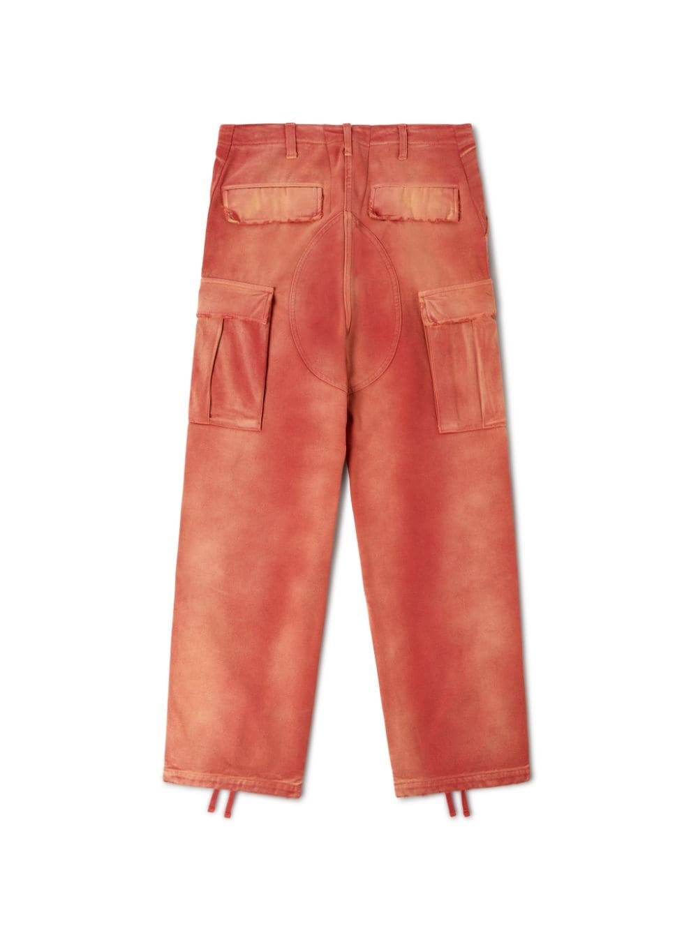 Distressed Canvas Cargo Pants - 6