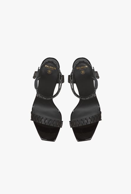 Black patent leather Ultima sandals - 4