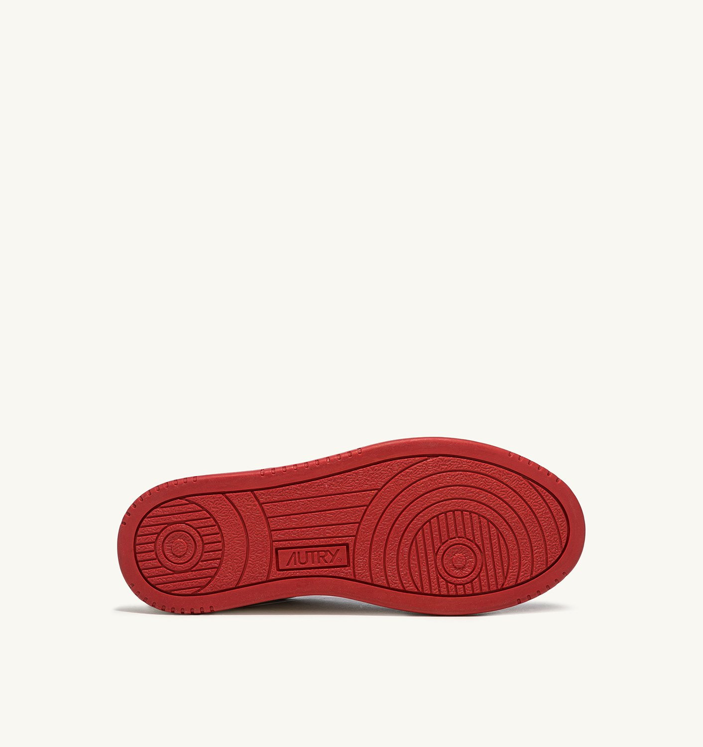 MEDALIST LOW BICOLOR SNEAKERS IN WHITE AND RED LEATHER - 4
