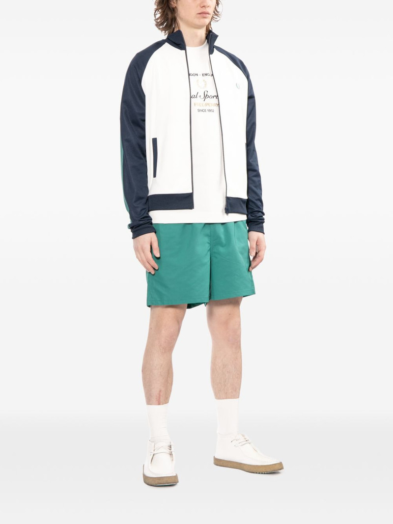 Fred Perry contrast-sleeve jacket outlook