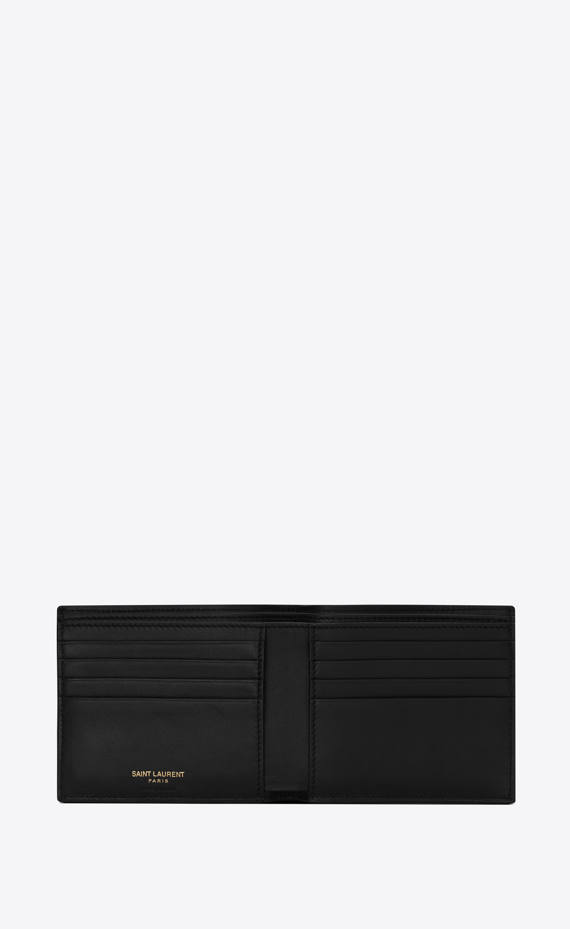 tiny monogram east/west wallet in crocodile embossed matte leather - 4