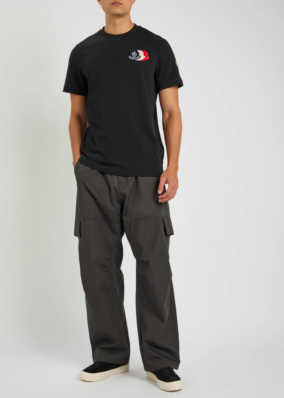 Moncler Logo-appliqué Cotton T-shirt - 4