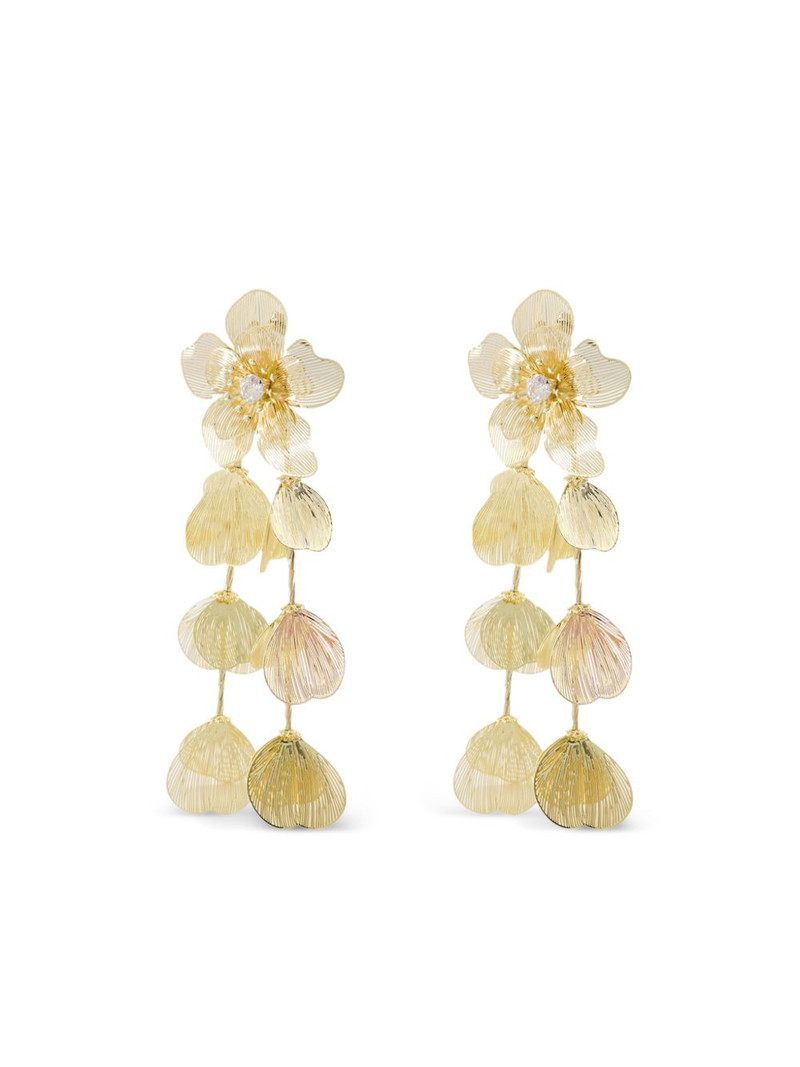 self-portrait flower-shaped earrings outlook