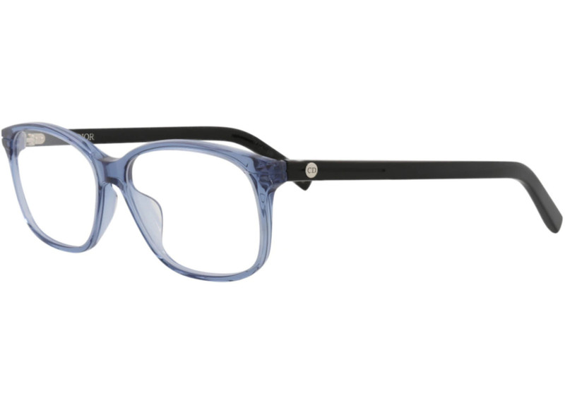 Dior Dior Square-Frame Acetate Optical Frames Blue Blue Transparent (DM50003I-56-084) outlook