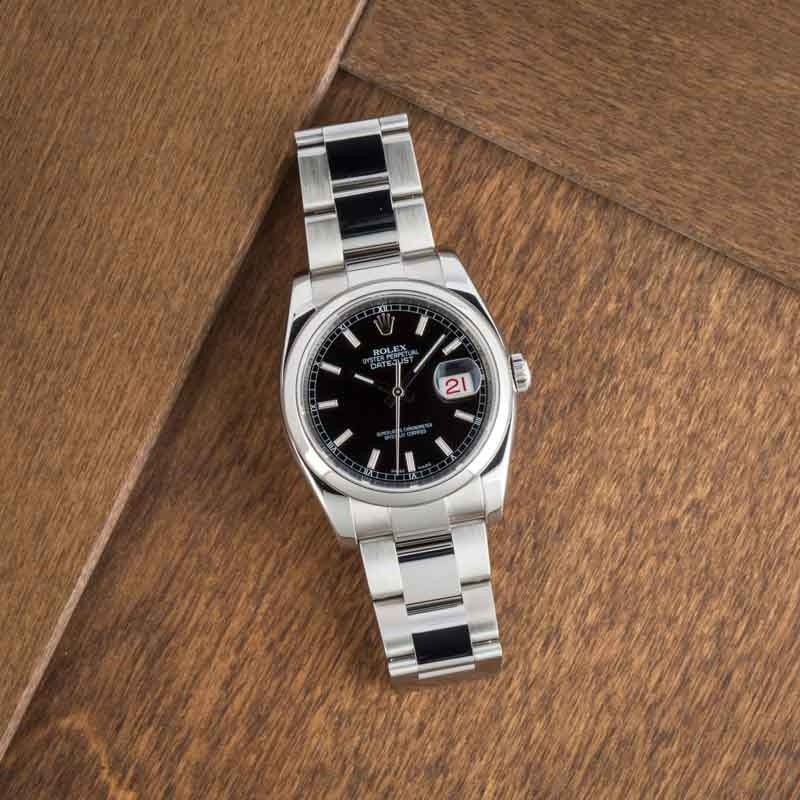 Rolex Datejust Ref 116200 Black Dial - 5