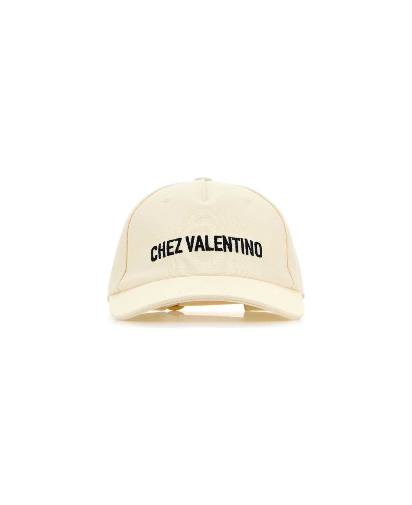 Ivory Cotton Baseball Cap - 1