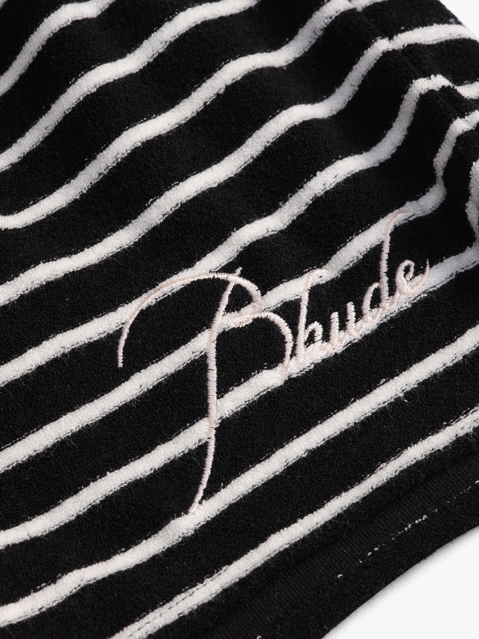 RHUDE STRIPE TOWEL SHORT - 5