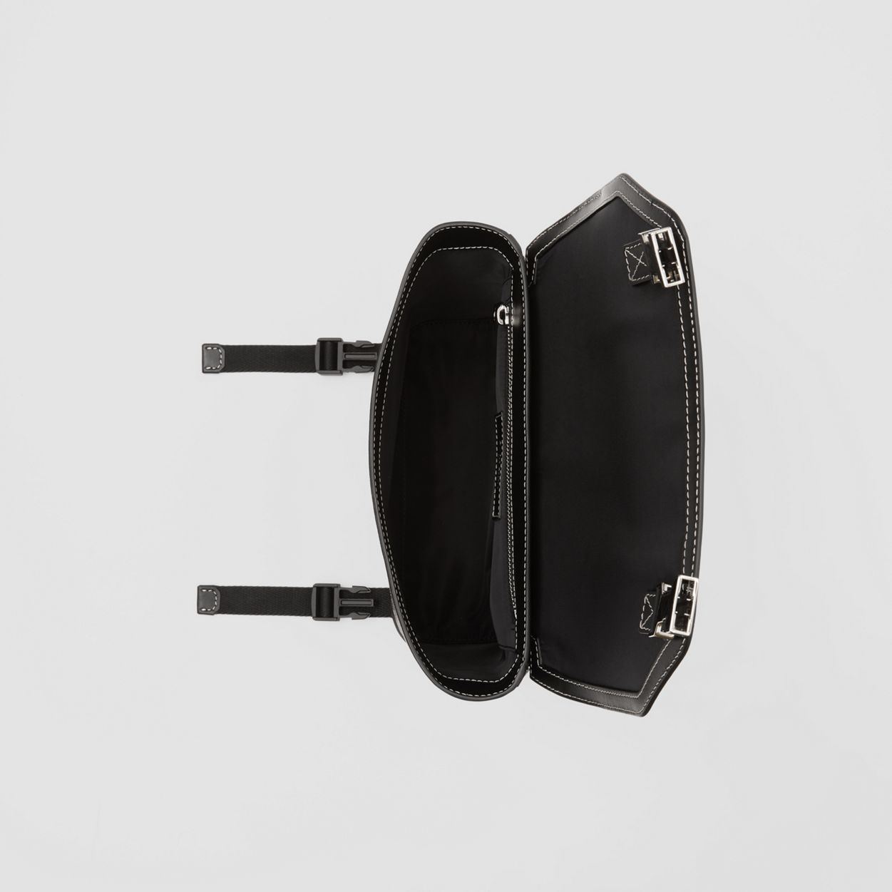 Monogram Print and Leather Small Messenger Bag 4