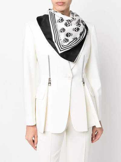 Alexander McQueen skull-print scarf outlook