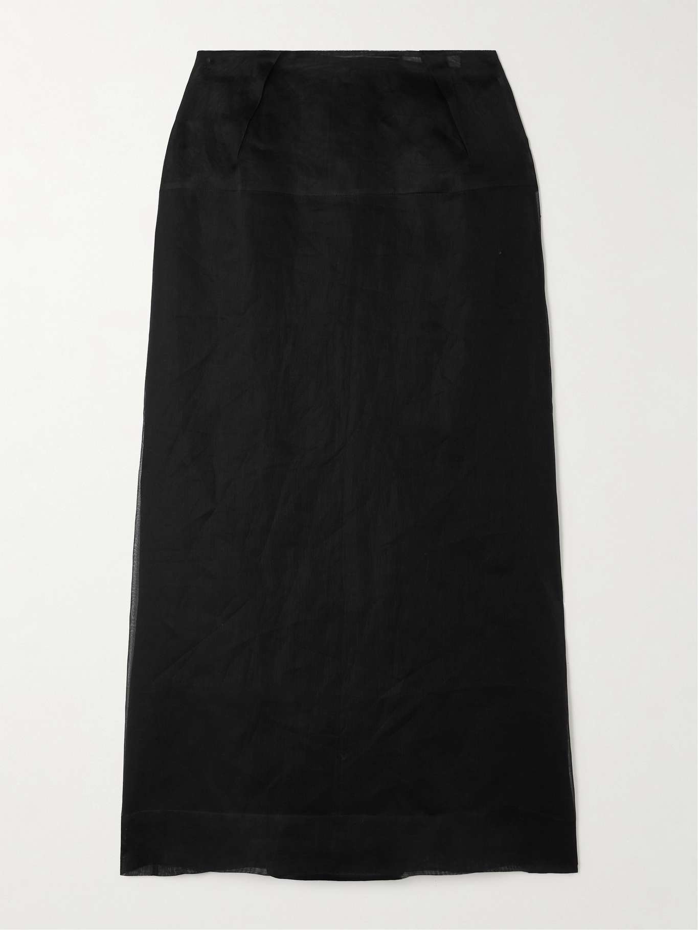 Cotton-gauze midi skirt - 1