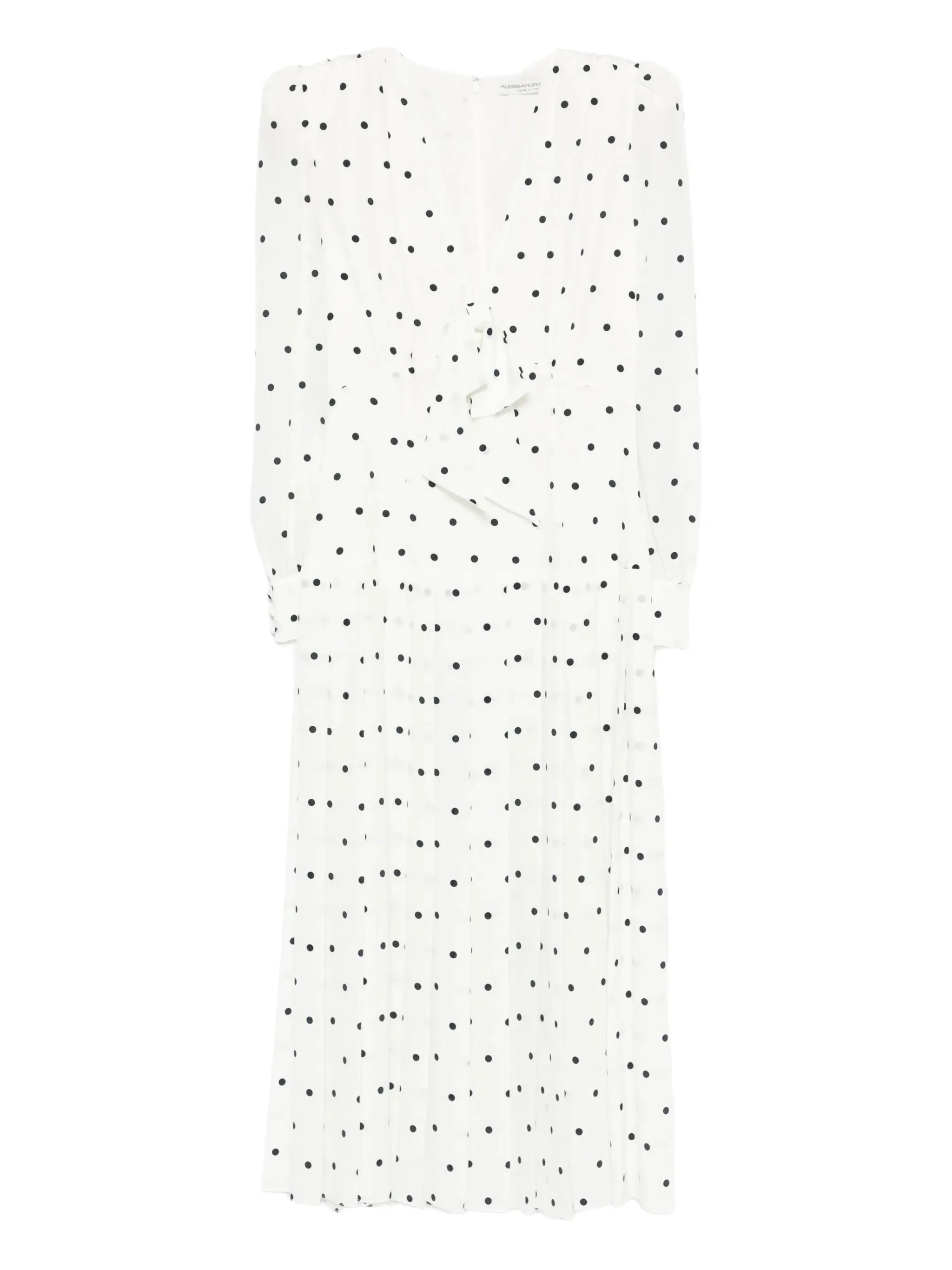 polka-dot midi dress - 1