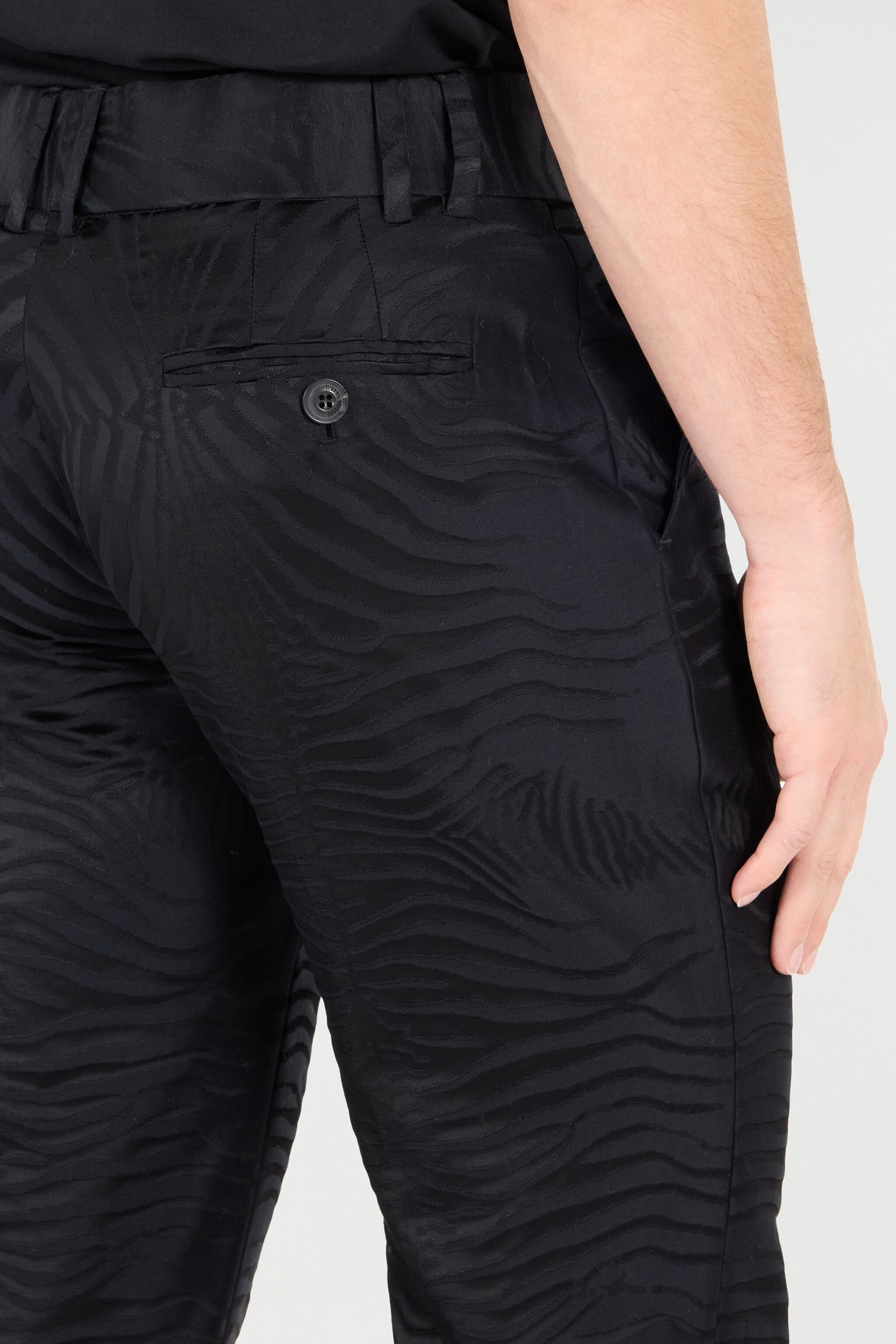 Flared Pants With Tiger Skin Pattern - 7