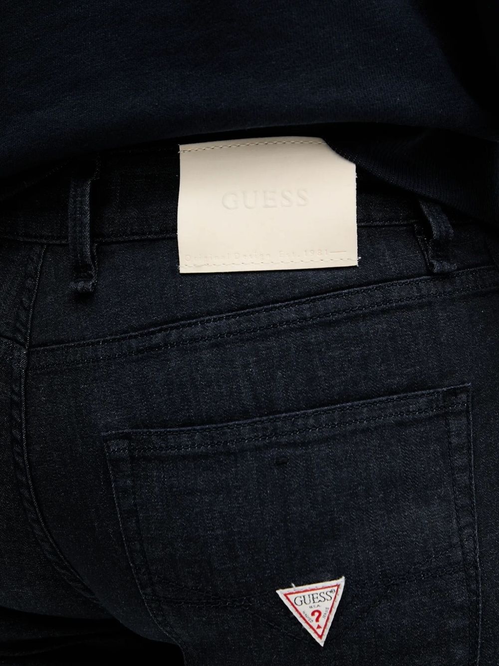 logo-plaque jeans - 4