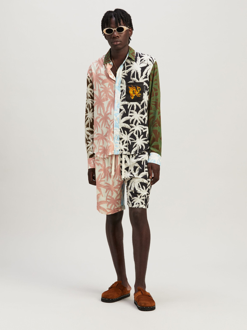 Palm Angels Patchwork Palms Shirt outlook