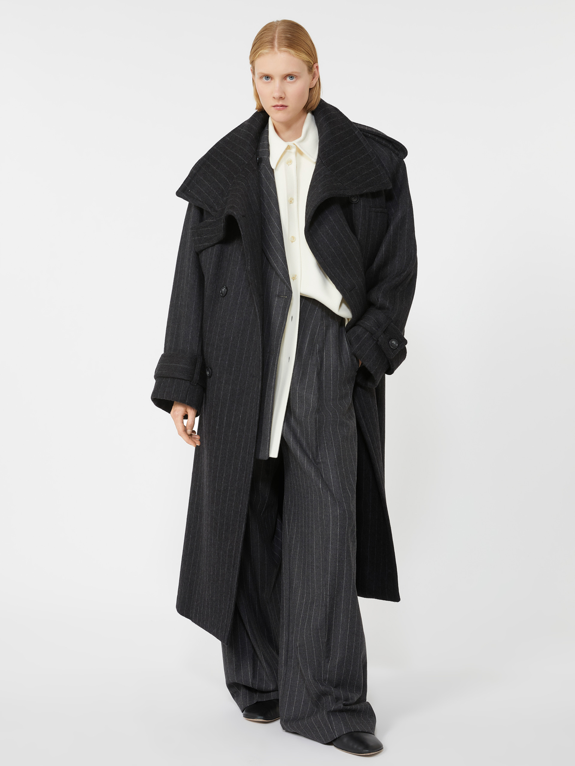 RIBER Oversized double cloth shirt - RUNWAY - 2