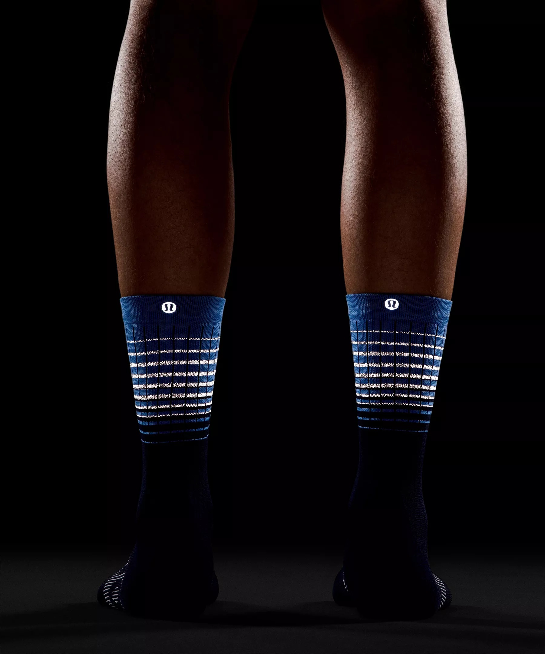 Men's Power Stride Crew Socks *Reflective - 4