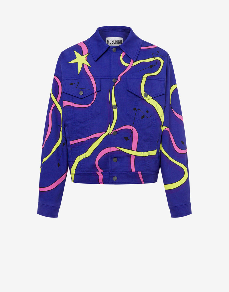 NEW WAVE ARTWORK GABARDINE JACKET 1